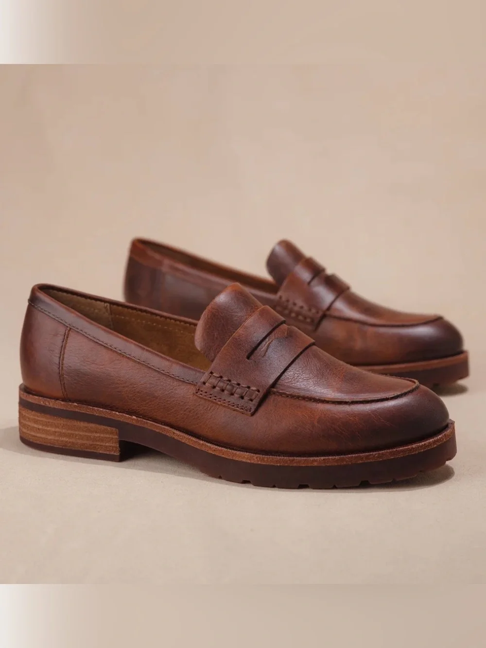 Kork Ease Carlisle Loafers Size 10 Tan